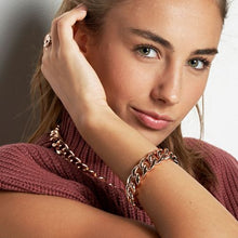 Carica l'immagine nel visualizzatore di Gallery, Bracciale Catena Argentata Maglia Grumetta UnoAerre