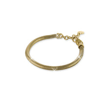 Carica l'immagine nel visualizzatore di Gallery, Bracciale unoaerre coda di topo in bronzo argentato di lunghezza regolabile