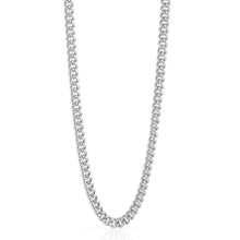 Carica l'immagine nel visualizzatore di Gallery, collana lunga unoaerre maglia grumetta in bronzo placcato argento