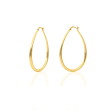 Carica l'immagine nel visualizzatore di Gallery, Orecchini Cerchio Ovale Dorato UnoAerre