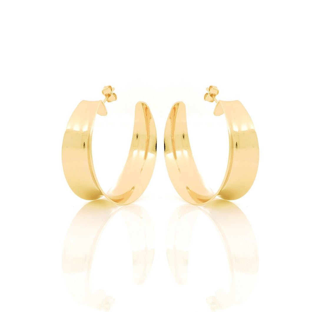 ORECCHINI IN ORO GIALLO O BIANCO 750 18K, A CERCHIO - Foto 3